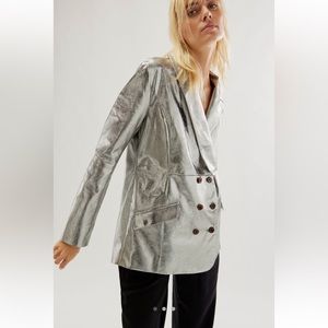 NWT Nicholas K/ Free People Elise Leather Blazer - XL